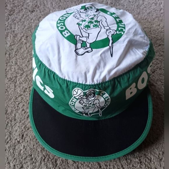Mitchell & Ness Other - Mitchell & Ness Boston Celtics Hat Painters Cap White NBA Retro PRE-OWNED RARE